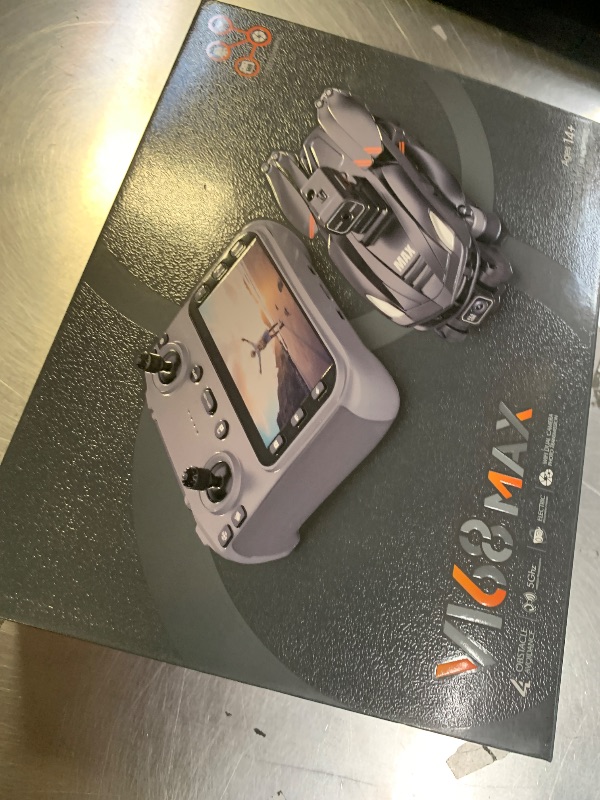 Photo 1 of CVCBSER Drone for Adults with 1080P Camera, 4.5" LCD 8K HD Screen Control, GPS Auto Return Four Way Obstacle Avoidance Drones Quadcopter, 5000ft Video Transmission, 44Mins Flight Time