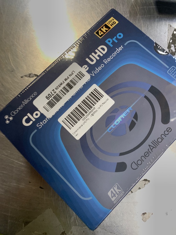 Photo 1 of ClonerAlliance UHD Pro, 4K Video Recorder, HDMI Capture DVR with H.265/H.264 Codec, Cinematic 4K@24fps Recording(Up to 4K@30fps), No PC Required.