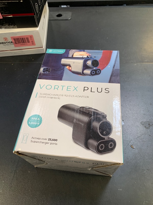 Photo 1 of Lectron NACS to CCS Electric Vehicle Adapter with Interlock - (500A/1,000V) - Compatible with Tesla Superchargers - CCS1 EV Fast Charging with Vortex Plus [Check Automaker for Compatibility] - UL 2252