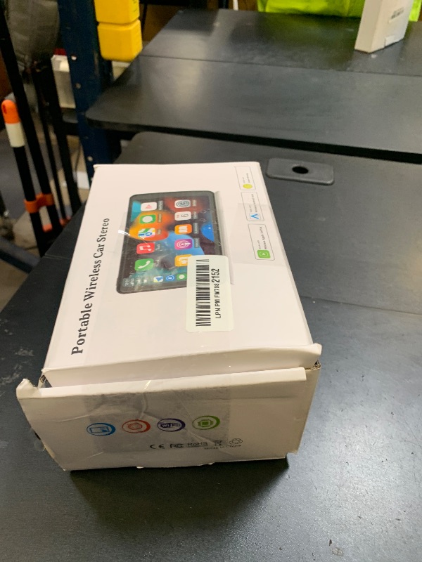 Photo 1 of Portable Wireless with Apple CarPlay and Android Auto Screen for Car, 7" HD Touch Screen Car Stereo with Mirror Link, Bluetooth 5.2, Backup Camera, AUX,FM Transmitter for All Vehicle