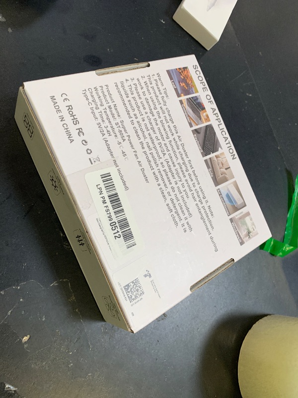 Photo 1 of Metal Electric Compressed Air Duster, 300000RPM Brushless Motor with Stepless Speed, Rechargeable Cordless Mini Blower for Computer Keyboard Cleaning, Car Detailing, House and Outdoor Use(Black)