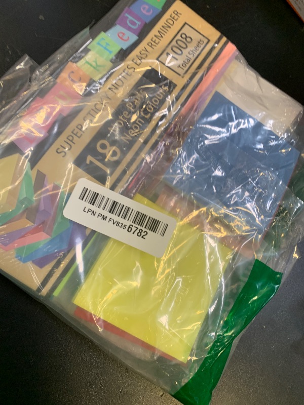 Photo 1 of (18 Pads) Sticky Notes 3x3 inch, Self-Stick Note Pads, 18 Colorful Sticky Note for School Supplies or Office Supplies