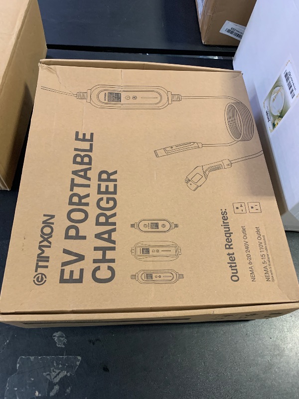Photo 1 of Level 2 & Level 1 EV Charger for Tesla Mobile Charging,16A,ETL Certified with 25ft Extension Cable,NACS Connector,NEMA 6-20P to 5-15P Adapter,Electric Car EV Charger for Tesla Model Y/X/3/S
