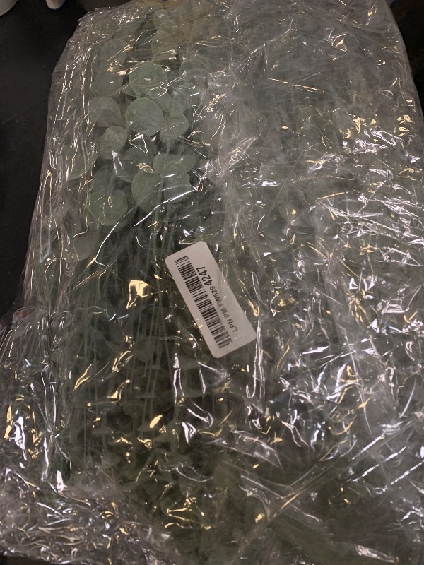 Photo 1 of 100 Pcs Eucalyptus Stems Faux Greenery Artificial Eucalyptus Leaves Eucalyptus Decor Greenery Stems Faux Greenery Branches for Wedding Centerpiece Flowers Bouquet Farmhouse Home Decor (Light Green)