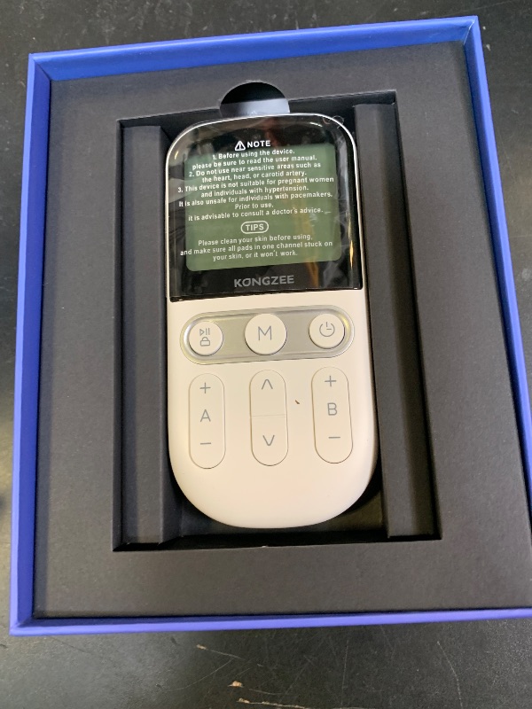 Photo 1 of 4 in 1 - D.I.Y & Tens Unit & EMS & Massage Muscle Stimulator, Dual Channel TENS Units Therapy Machine for Pain Relief, FDA Cleared Rechargeable Electronic Pulse Massager, with 12pcs Electrode Pads.