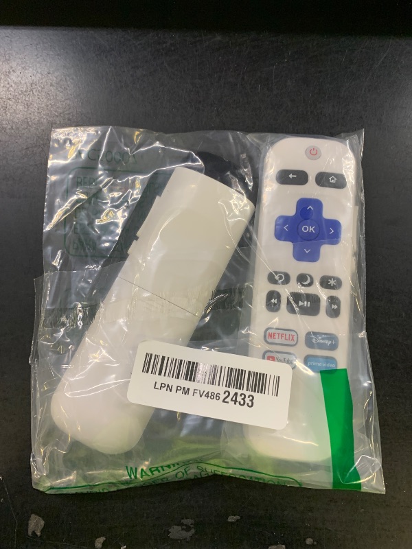 Photo 1 of (Pack of 2) Remote Control Only for TCL Onn Hisense Sharp Philips Westinghouse Insignia Element TLC Roku Smart TV Ruko Ruku Roko Remotes Replacement-1 Year Warranty