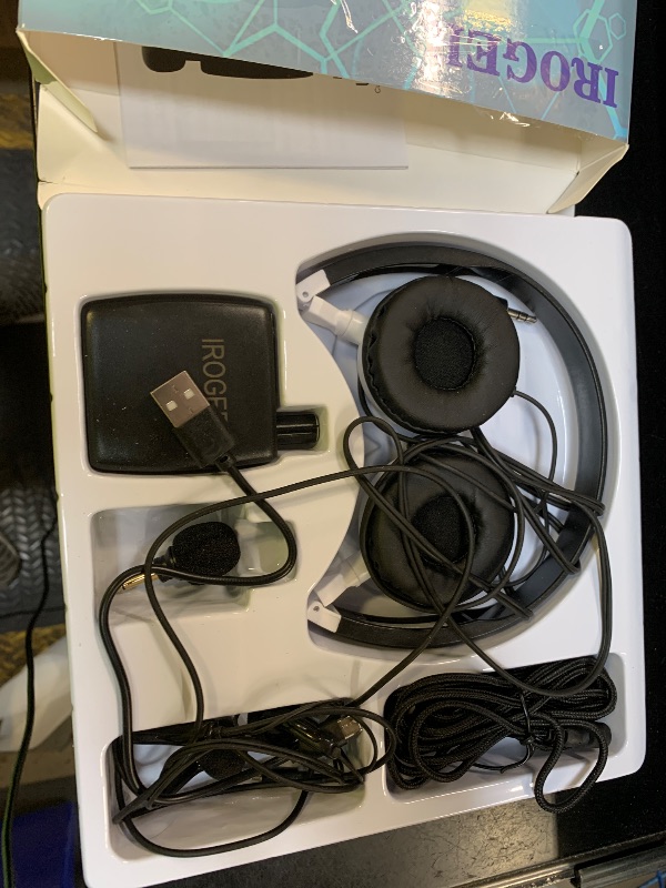 Photo 1 of IROGER Hearing Amplifier for Seniors, Personal Sound Amplifier, Smart Auto-Gain, Directional Microphone, Rechargeable with 120-Hour Battery, Headphones & Earbuds Included