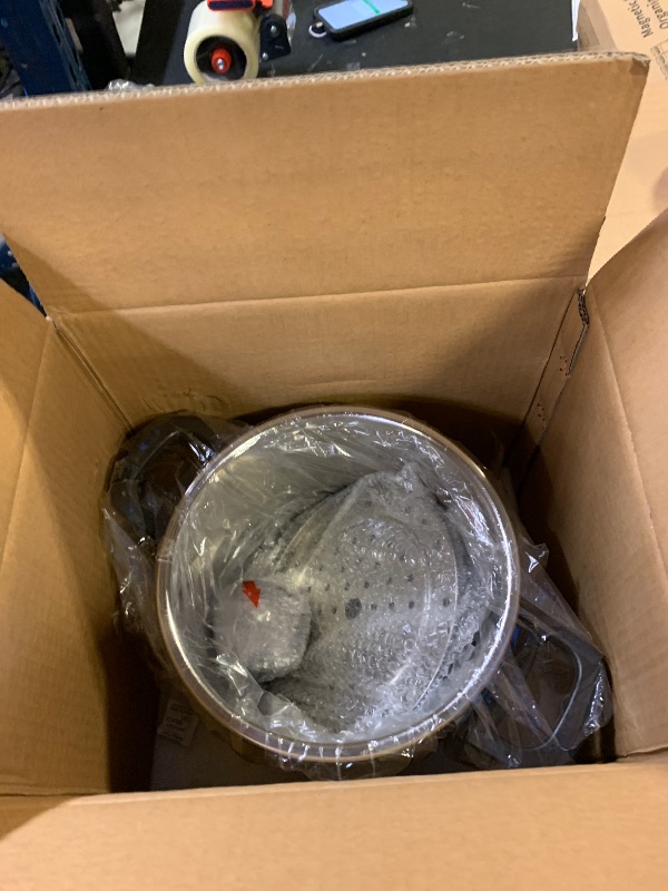 Photo 1 of 3-In-1 Stainless Steel Pressure Cooker 8 QT: [Save 70% Time] [3 PSI Settings], One-Hand Locking, Induction Compatible, Glass Lid & Steamer Rack Included, Olla de Presion