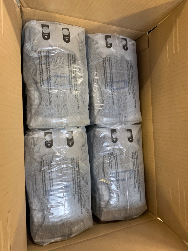 Photo 1 of Depend Night Defense Adult Diapers, Incontinence Underwear for Men, Disposable, Overnight, Extra-Large, Grey, 48 Count (4 Packs of 12), Packaging May Vary