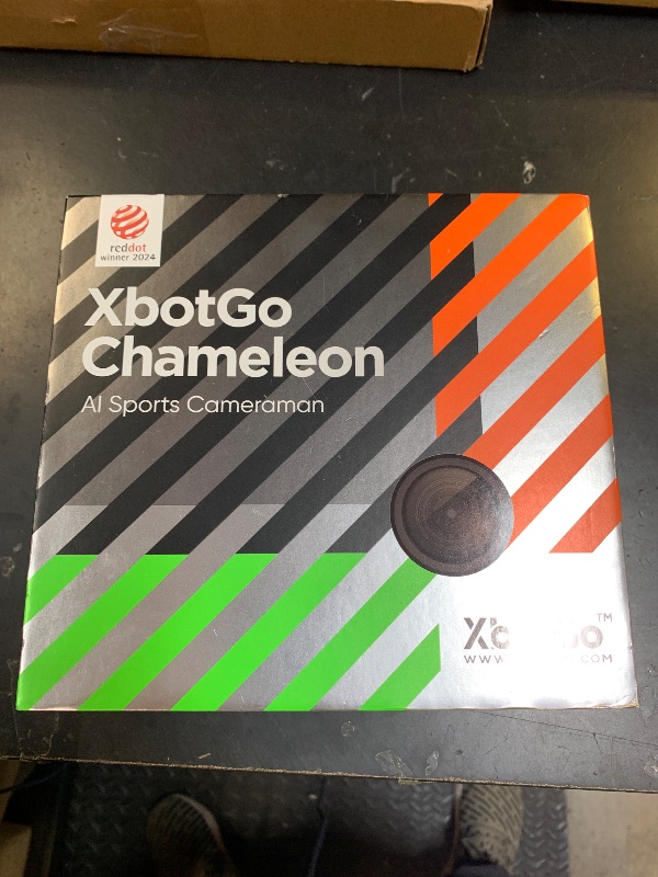Photo 1 of XbotGo Chameleon AI Auto Sports Action Camera - 4K 60FPS Soccer Camera and Basketball Tracking Camera for Team Sports, Live Streaming, No Subscription, Works with iOS & Android (Lava Graphite)