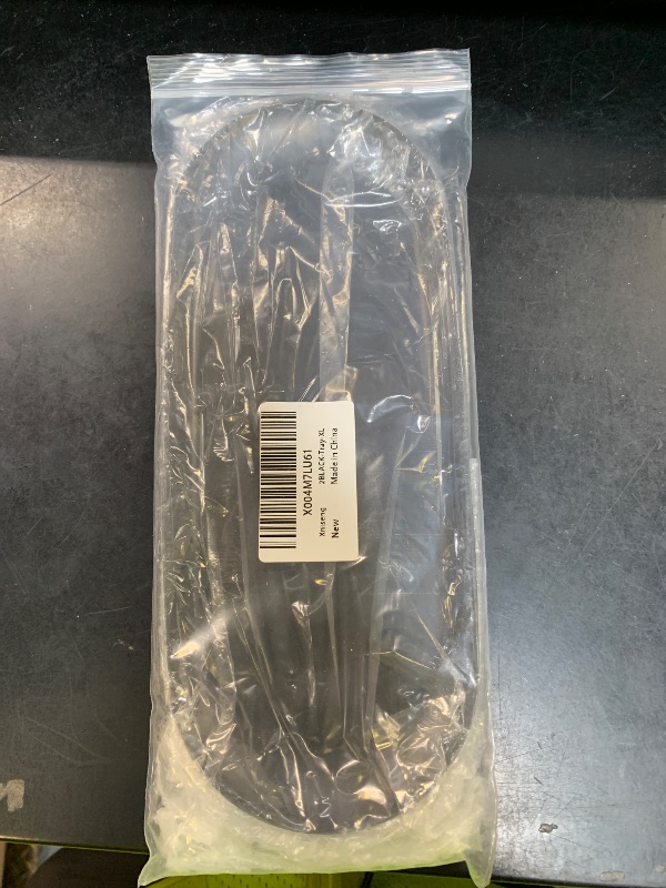 Photo 1 of [2pk] Decorative Tray, Perfume Bathroom Jewelry Vanity Mirror Candle Trinket Towel Pallet, Small Metal Stainless Steel Tray, Oval, XL 9 x 3.7 x 0.5 in (2BLACK-Tray-XL)