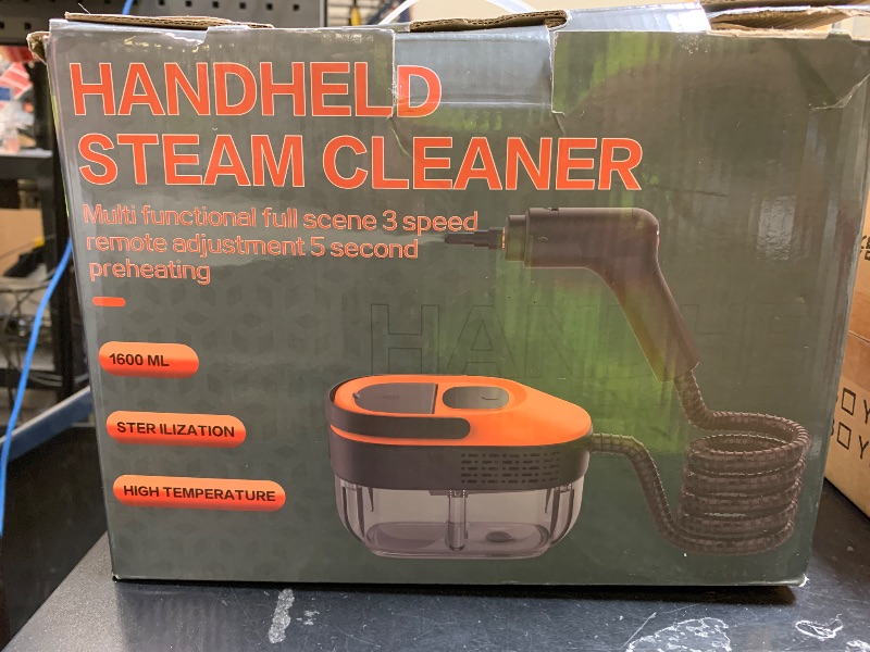Photo 1 of **SELLING FOR PARTS**Steam Cleaner for Home & Car-2500W Portable Handheld Steamer for Cleaning with 3-Level Handle, 15s Heat-Up, Large Tank, 16 Accessories - Clean Grease, Grout, Tile, Floor, Couch, Dirt, Furniture