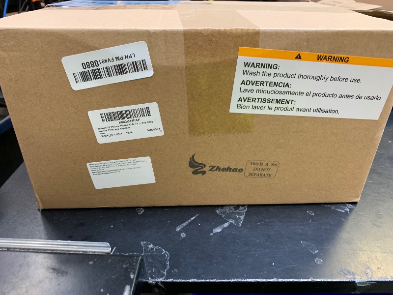 Photo 1 of Zhehao 12 Pieces Plastic Kids Tea Cups with Lids and Straws for Tea Party, 9 oz Reusable Creative Party Cups Bulk for Birthday Baby Shower Princess Supplies