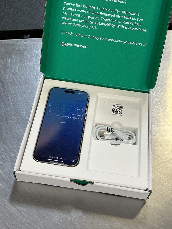 Photo 1 of Apple iPhone (Renewed Premium) 16 Pro Max, US Version, 512GB, Natural Titanium - Unlocked