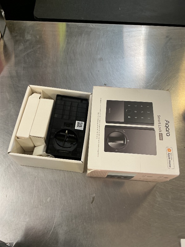 Photo 1 of Aqara Smart Lock U100, Fingerprint Keyless Entry Door Lock with Apple Home Key, Touchscreen Keypad, Bluetooth Electronic Deadbolt, IP65 Weatherproof, Supports Apple HomeKit, Alexa, Google, IFTTT, Gray