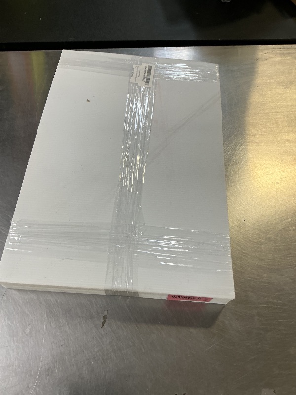 Photo 1 of 10 Pack 18'' x 12'' White Corrugated Plastic Sign Blank Board Double Sided for Garage Sale, Rent, Birthday Party, Guidepost Decorations