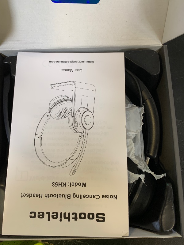 Photo 1 of (Upgraded Version) Wireless Headset, Bluetooth Headset with Noise Cancelling Microphone, Best Headphones with Mic Mute & USB Dongle for PC/Computer/Laptop/Cell Phones/Remote Work/Call Center