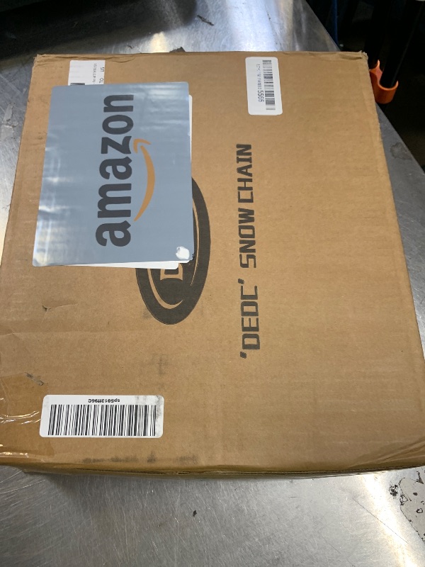 Photo 1 of DEDC Snow Chains for SUV Tire Chains Compatible with Tesla Model Y Cars 1 Min Quick Fit Easy Chainsaw Reusable Universal Emergency Traction Chain Tire Width 235 245 255 265 275 - Set of 2 MS1521