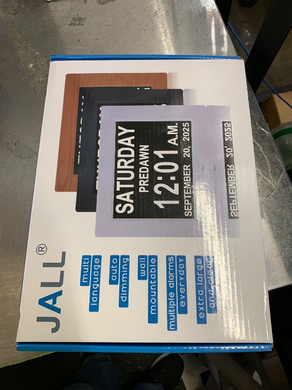 Photo 1 of ?New 2026? Digital Calendar Alarm Day Clock - with 8" Large Screen Display, am pm, Multiple Alarms, for Impaired Vision People, The Aged Seniors, The Dementia, for Desk, Wall Mounted,