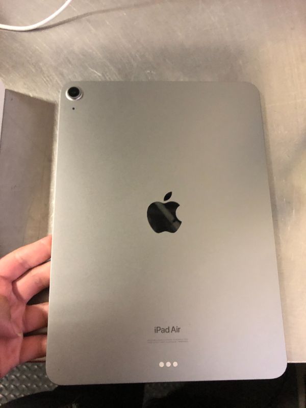 Photo 1 of iPad Air 11 inches with M3 chip Built for Apple Intelligence, Liquid Retina Display, 128GB, 12MP Front/Back Camera, Wi-Fi 6E + 5G Cellular, Touch ID, All-Day Battery Life — Gray