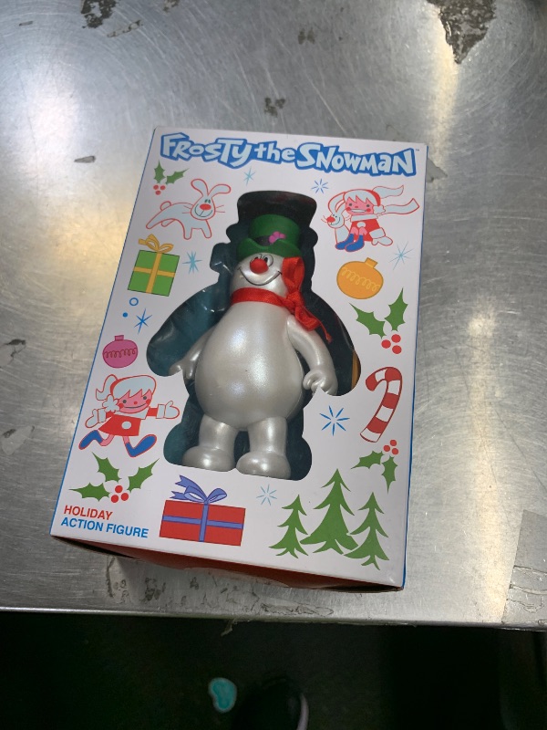 Photo 1 of Super7 Reaction Figure Frosty The Snowman (Candy Box Inspired) - 3.75" Frosty The Snowman Action Figure with Accessory - Classic TV Collectibles and Retro Toys