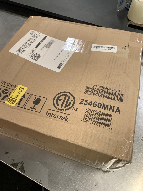 Photo 1 of Hamilton Beach Panini Press Sandwich Maker & Electric Indoor Grill with Locking Lid, Opens Wide to Fit Any Thickness for Quesadillas, Burgers & More, Nonstick 8" x 10" Grids, Chrome (25460MNA)