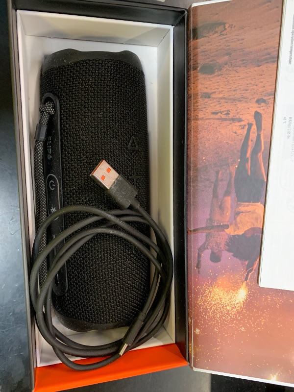Photo 1 of JBL Flip 6 - Portable Bluetooth Speaker, powerful sound and deep bass, IPX7 waterproof, 12 hours of playtime, JBL PartyBoost for multiple speaker pairing for home, outdoor and travel (Black)