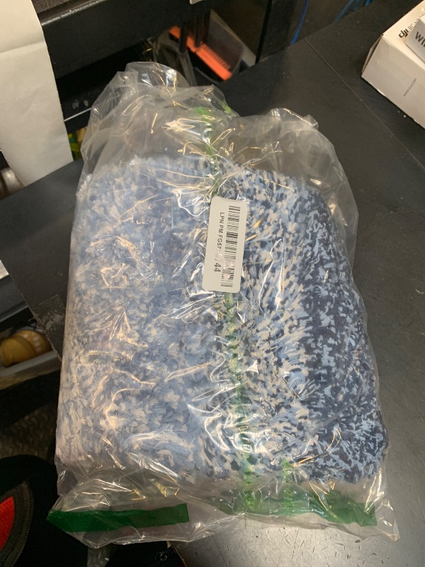 Photo 1 of Arotive Microfiber Bathroom Rugs, Shaggy Soft and Absorbent Bath Rug, Non-Slip, Thick Plush Machine Washable Dry Bath Mats for Bathroom, Tub and Shower, 34x21, Blue, Rectangular