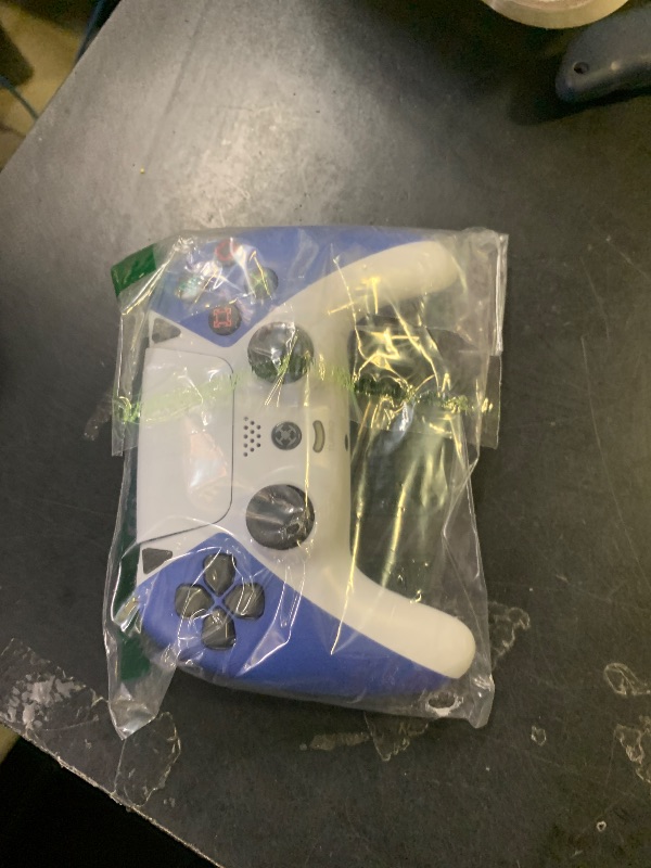 Photo 1 of Enstixsm Upgraded for Luna Controller with Back Paddles,Turbo,Wireless Fire TV Game Controllers for PC,GeForce NOW,Firestick,Replacement for Luna Gamepad with ALPS Joystick,No Drift Stick, Blue and Red