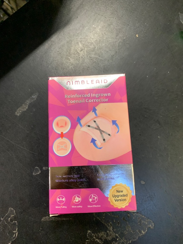 Photo 1 of 10 Patchs X-Shaped Upgrade Titanium Alloy Ingrown Toenail Corrector,At Home Ingrown Toenail Treatment for Man and Women,Ingrown Toenail Removal Kit,Curved Toenail Corrector (Small Size)