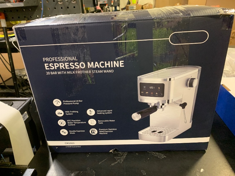 Photo 1 of SHARDOR Espresso Machine 20 Bar, Professional Espresso Machine with Milk Frother and Touchscreen, Expresso Coffee Machines with Adjustable Temperature,for Cappuccino, Latte