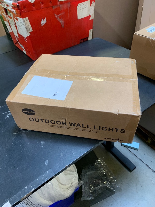 Photo 1 of DAKAFUL Outdoor Wall Lights 4Pack, Integrated LED Cylinder Up Down Lights, 12W 2700K Aluminum Exterior Wall Light, Outdoor Light Fixture for Porch Patio Door.(Matte Black)