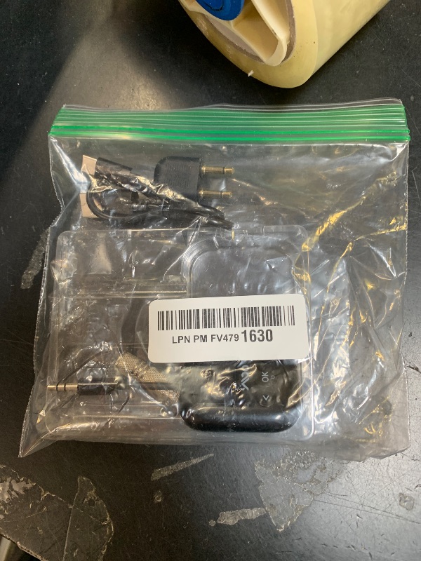 Photo 1 of YMOO Bluetooth 5.4 Transmitter Receiver for Airplane, Bluetooth Adapter Supports 2 Headphones/Speakers with aptX Low Latency, 3.5mm Aux Wireless Audio Adapter with Screen for Flight Gym Home Travel