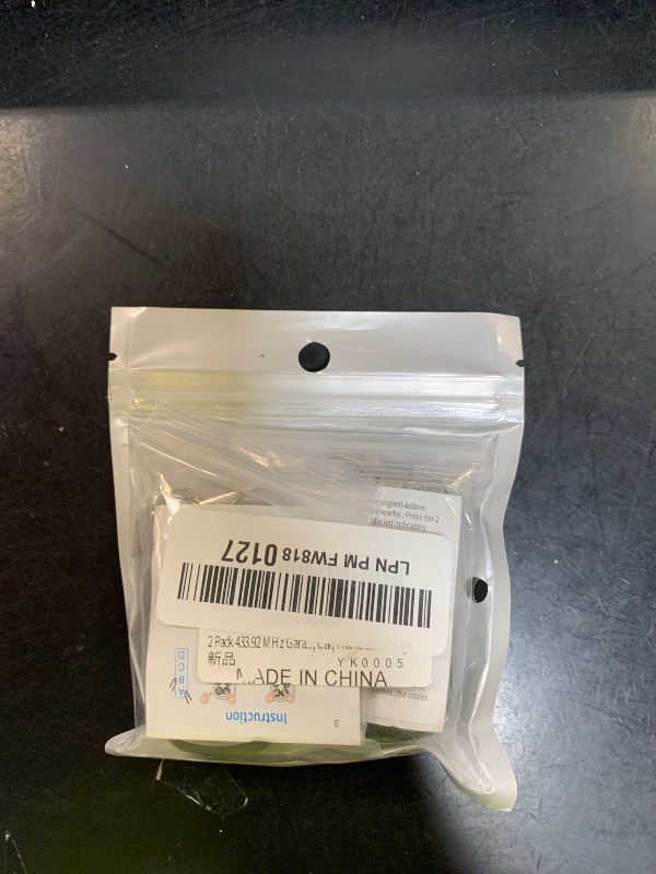 Photo 1 of 2 Pack 433.92 MHz Garage Door Opener Remote, JKZTJOF 4 Channel Universal Garage Door Remote for LiftMaster Chamberlain Craftsman Most Manufacturers Gadgets, Car, Home and Garage