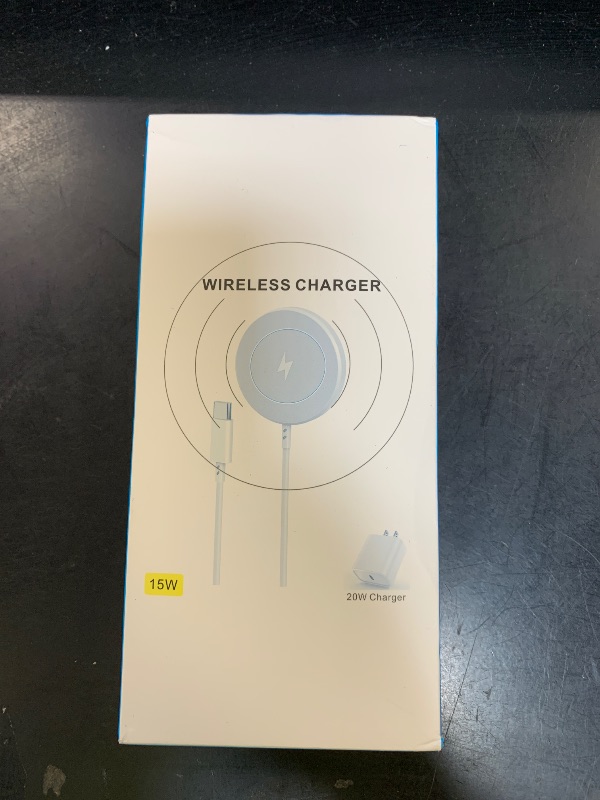 Photo 1 of [Apple MFi Certified]Magnetic Wireless Charger Apple Mag Safe Charger,15W 6FT Fast Wireless Charging Pad for Apple iPhone 16 Pro Max/16 Pro/16 Plus/15 Pro Max/14/13/12/AirPods3/2/Pro/Pro2,Charging Pad