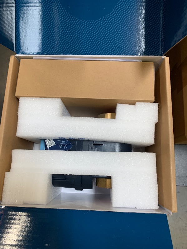 Photo 1 of Moen Flo Smart Water Monitor and Automatic Shutoff Sensor, Wi-Fi Connected Water Leak Detector for 1-1/4-Inch Diameter Pipe, 900-002