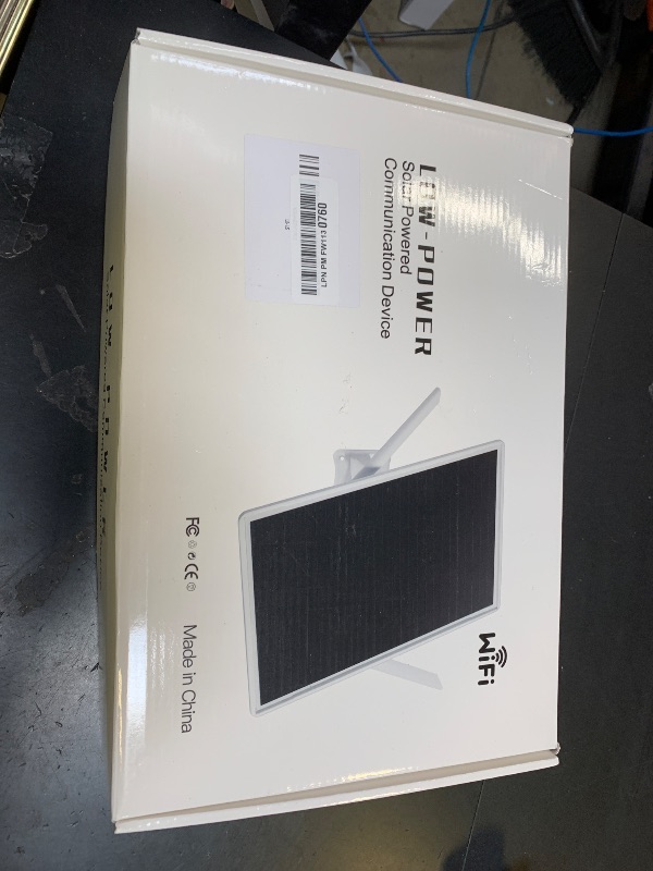 Photo 1 of LCLCTEK® Solar Powered 4G LTE Modem Router Up to150-Feet, Outdoor Wireless Router,Mobile Hotspot 2.4GHz Wi-Fi 150Mpbs,2-External Antenna,Modem for Any Operator,Trial Plan Or Insert Sim Card (17in)