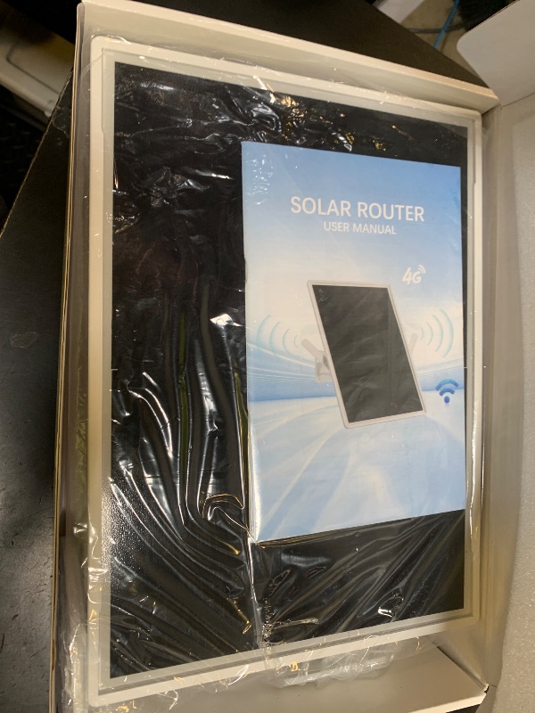 Photo 1 of LCLCTEK® Solar Powered 4G LTE Modem Router Up to150-Feet, Outdoor Wireless Router,Mobile Hotspot 2.4GHz Wi-Fi 150Mpbs,2-External Antenna,Modem for Any Operator,Trial Plan Or Insert Sim Card (17in)