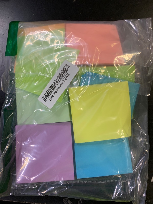 Photo 1 of (18 Pack) Pop Up Sticky Notes Refill,3x3 in Popup Notepads,Accordion Stickies Super Sticking Power,Office School Memo Note Pads Bright Colors,Post on Windows Doors,Recyclable,Easy to Write on