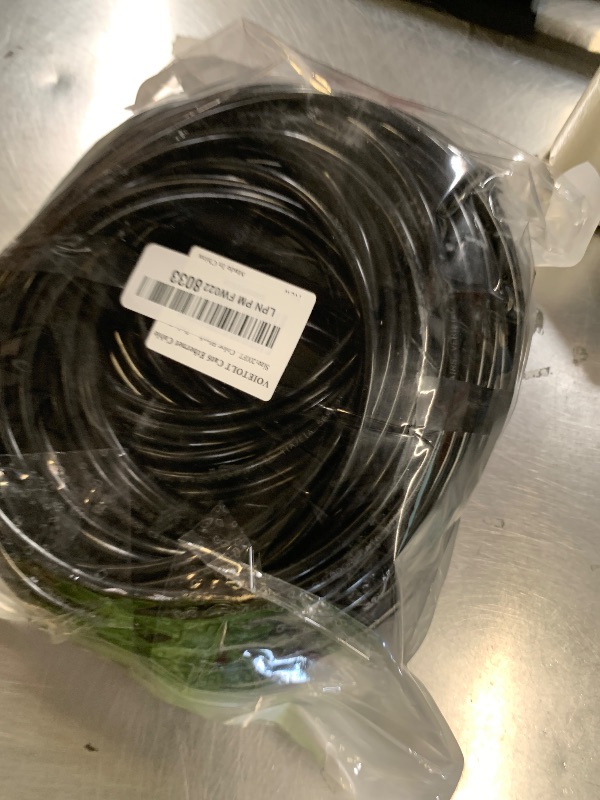Photo 1 of VOIETOLT Cat 6 Outdoor Ethernet Cable 200 ft, 24AWG 10Gbps Cat6 Cable Cord Waterproof Direct Burial LLDPE UV Jacket, Internet Network Cable with 60 Ties Support Cat6 Cat5e Cat5, CCA, UTP for PC