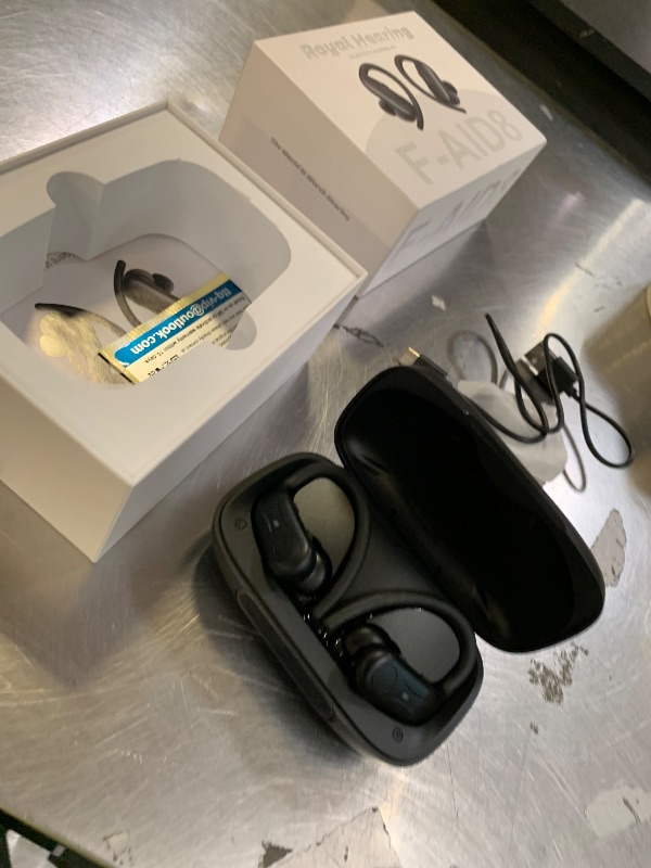 Photo 1 of Bluetooth Hearing Aids for Seniors, Rechargeable Hearing Aid Earbuds for Hearing Loss People, Hearing Amplifiers for Seniors, 3 Noise Cancelling and 5 Volume, LED Power Display and Auto-On/Off