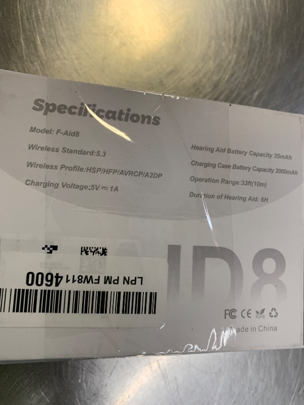 Photo 1 of Bluetooth Hearing Aids for Seniors, Rechargeable Hearing Aid Earbuds for Hearing Loss People, Hearing Amplifiers for Seniors, 3 Noise Cancelling and 5 Volume, LED Power Display and Auto-On/Off