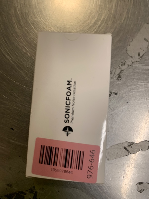 Photo 1 of SONICFOAM (SF2 Medium Black) Memory Foam Earbud Tips for Earbuds with Speaker Diameter 4.4-5.7mm - (20 Pack / 10 Pairs)