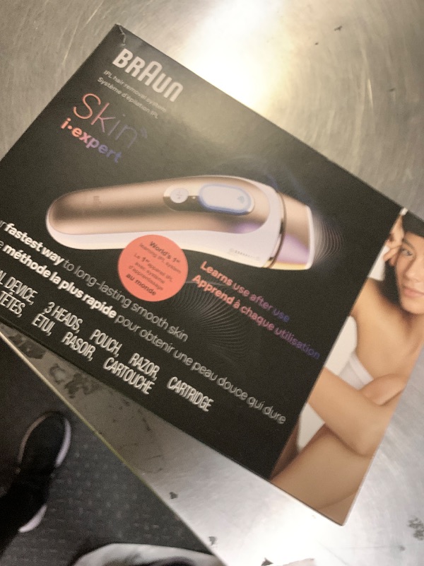 Photo 1 of Braun Smart IPL, Skin i·Expert Pro 7, VOGUE's Best Hair Removal Device, IPL Hair Removal for Women and Men, Permanent Laser Hair Reduction At-Home, World's 1st Smart App, 3 Heads, IPL7243
