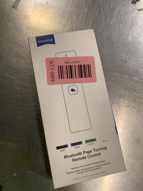 Photo 1 of Page Turner Remote for iPad iPhone, Bluetooth Remote Control Short Video Scrolling for TikTok YouTube, iPhone Camera Shutter for Photos & Videos, Music Switcher - 33ft Range with Big Quiet Buttons