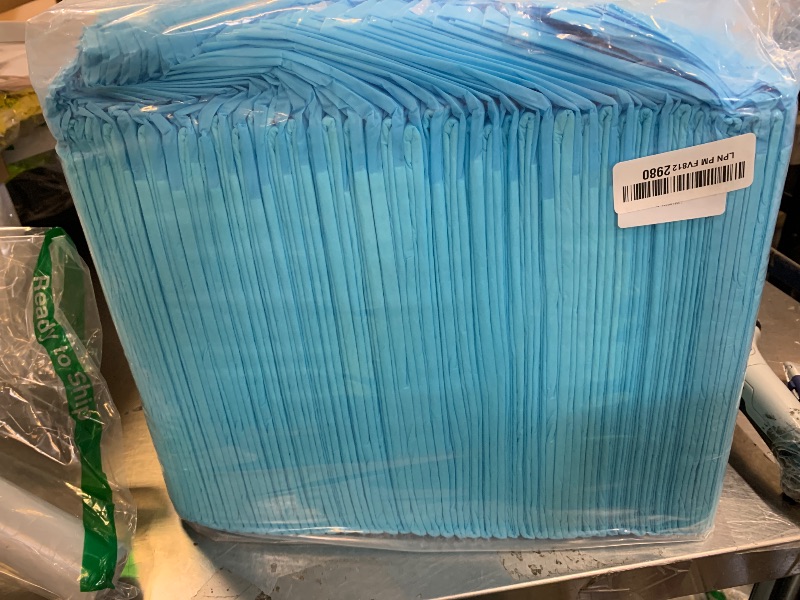 Photo 1 of 100 Count 22” x 22” Super Absorbency Disposable Underpads, Leakproof Quick Drying Disposable Pads for Baby, Puppy and Adults, Puppy Pads, Cat Pee Pads for Dogs, Potty Puppy Training Pads