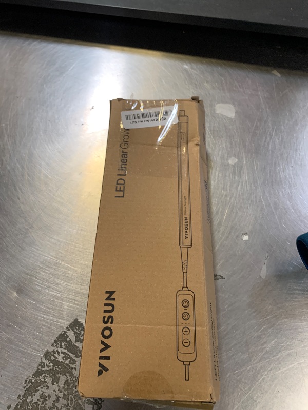 Photo 1 of VIVOSUN T5 Grow Lights for Indoor Plants, 5000K Full Spectrum 28W (4 x 7W), 1FT LED Plant Light Strip with Timer & Dimming Controller for Seed Starting, Greenhouse, SGS Compatible, Linkable, 4-Pack