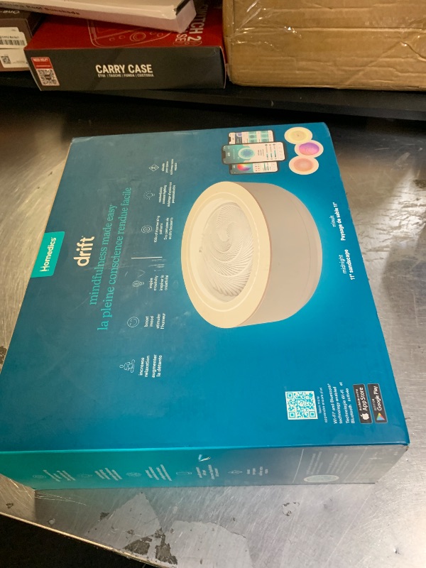 Photo 1 of Homedics Drift 11” Sandscape – Version 2.0 with Updated Connected Experience, Smart Wi-Fi Zen Table Décor, LED Ambient Light, Modern Sand Art for Relaxation & Mindfulness, Home & Office Calm Décor