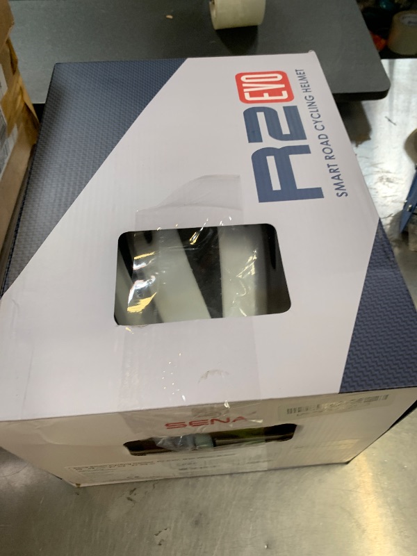 Photo 1 of Sena R2 EVO Road Cycling Bluetooth Helmet Integrated Mesh Intercom System (Matte White, Medium)