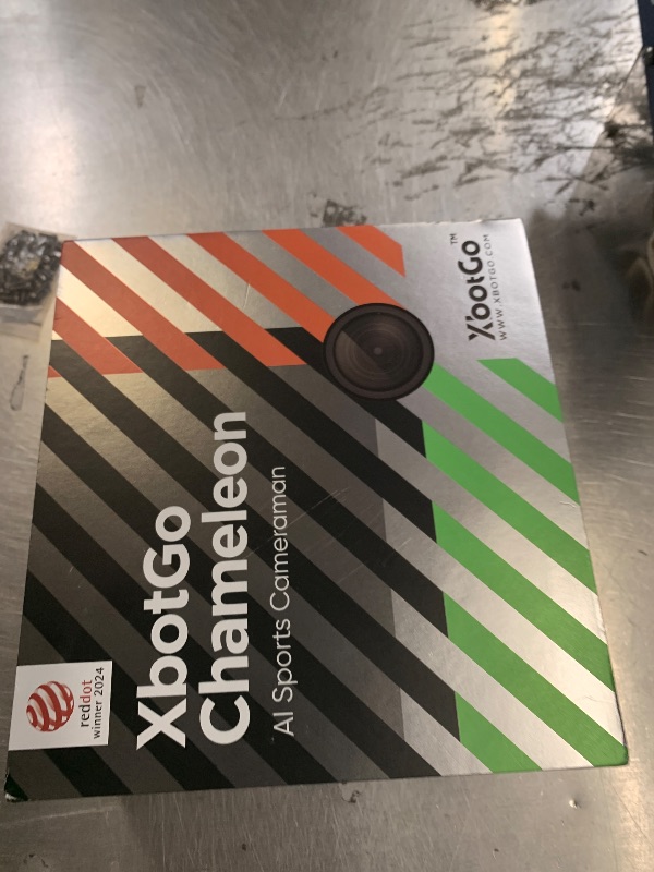 Photo 1 of XbotGo Chameleon AI Auto Sports Action Camera - 4K 60FPS Soccer Camera and Basketball Tracking Camera for Team Sports, Live Streaming, No Subscription, Works with iOS & Android (Lemon Green)